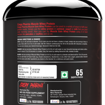 Muscle Whey Protein - Malai Kulfi Flavour 2Kg (Black Series)